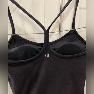 Lulu Lemon Women’s black spaghetti strap tank top